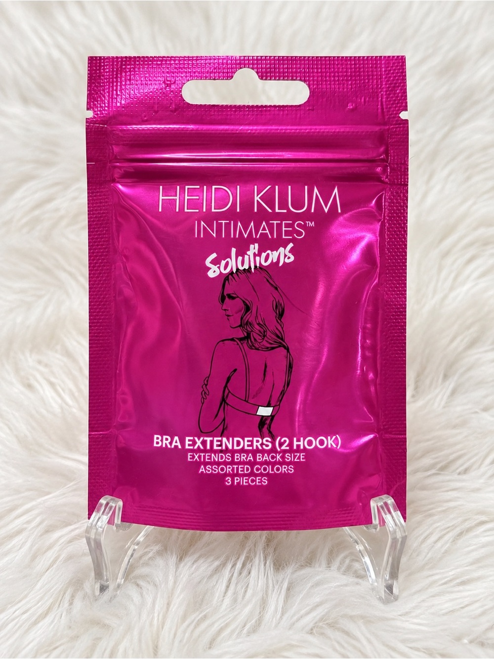Heidi Klum Intimates Solutions Bra Extenders – 2 Hook, 3-Piece Set
